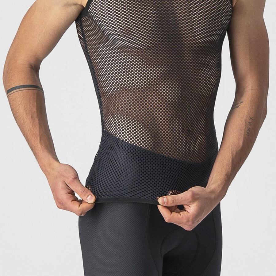 Castelli CORE MESH 3 SLEEVELESS Basislaag Heren Zwart | VXL347259