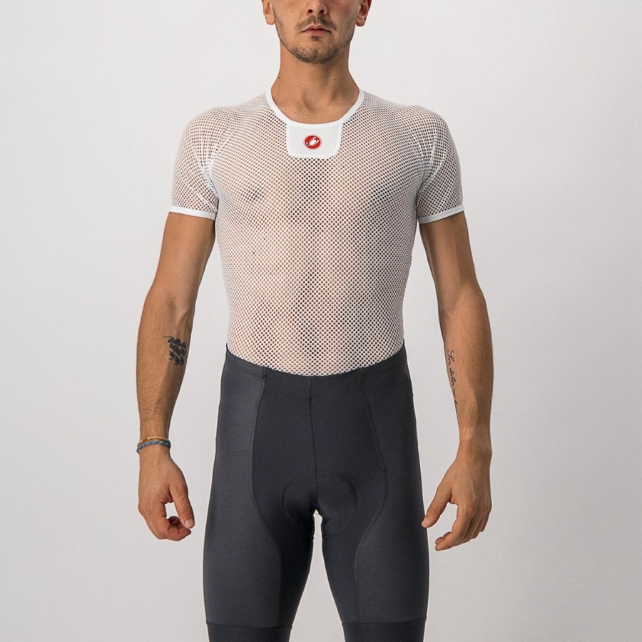 Castelli CORE MESH 3 SS Basislaag Heren Wit | ARM023689