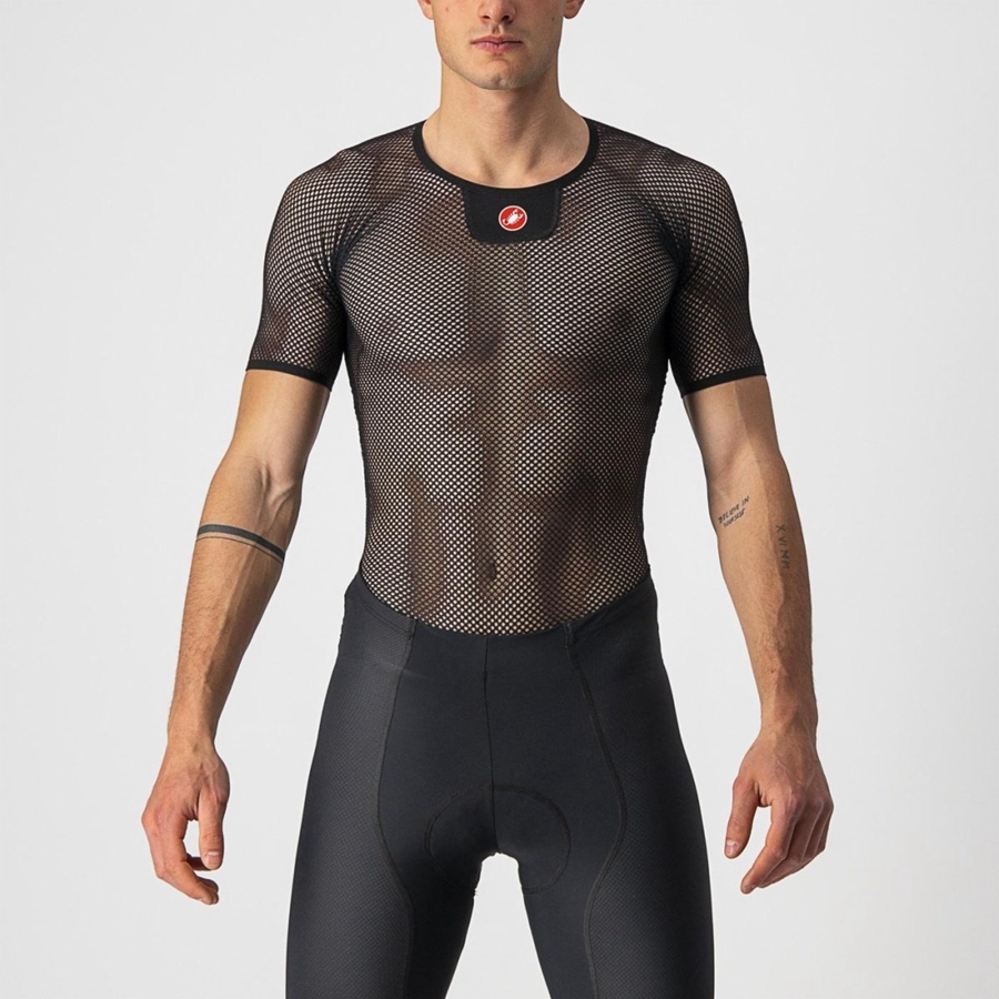 Castelli CORE MESH 3 SS Basislaag Heren Zwart | WHR904627