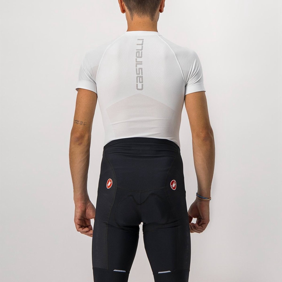 Castelli CORE SEAMLESS SS Basislaag Heren Wit | BAU865319