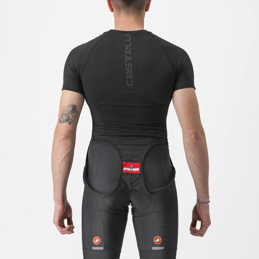 Castelli CORE SEAMLESS SS Basislaag Heren Zwart | CGX916042