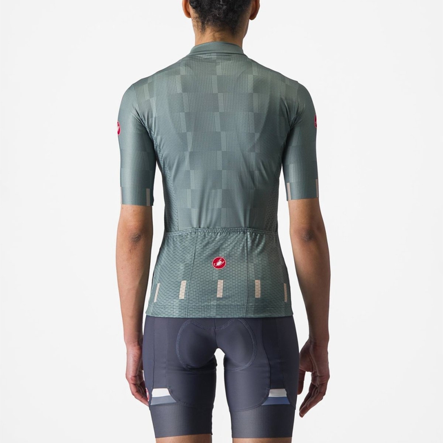 Castelli DIMENSIONE Jersey Dames Turquoise | OQF856094