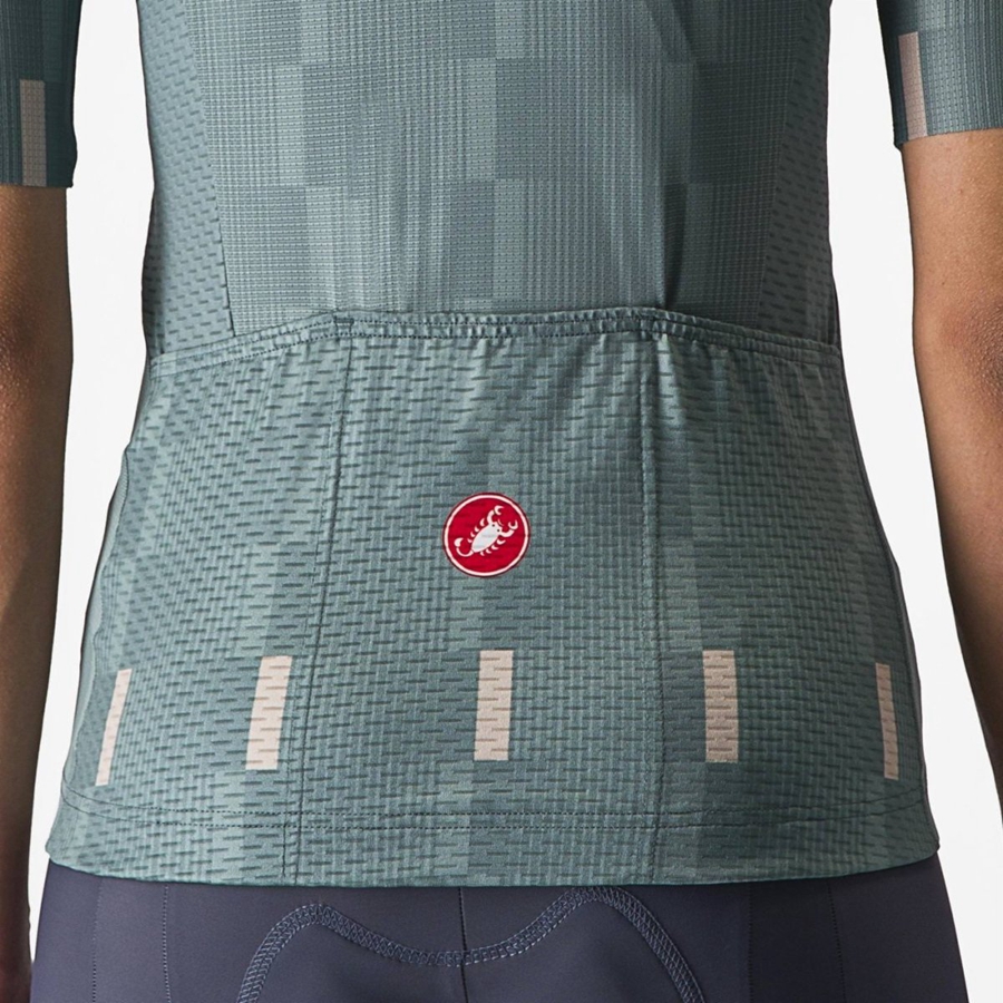 Castelli DIMENSIONE Jersey Dames Turquoise | OQF856094