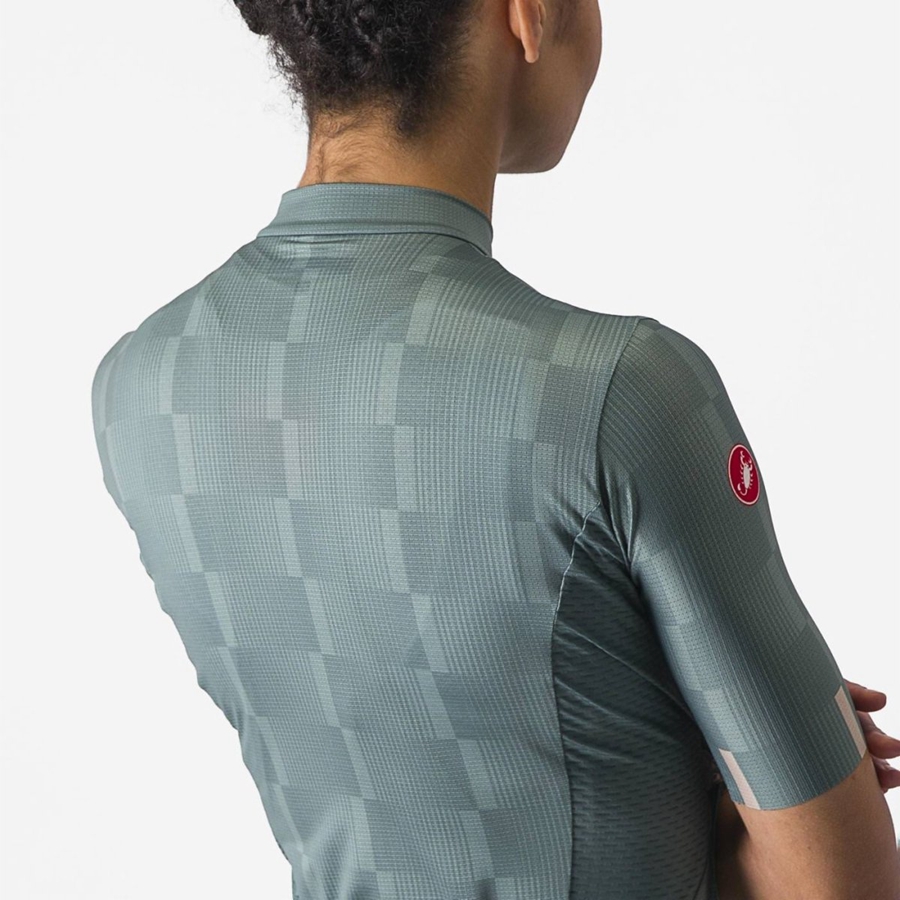 Castelli DIMENSIONE Jersey Dames Turquoise | OQF856094