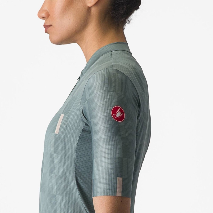 Castelli DIMENSIONE Jersey Dames Turquoise | OQF856094