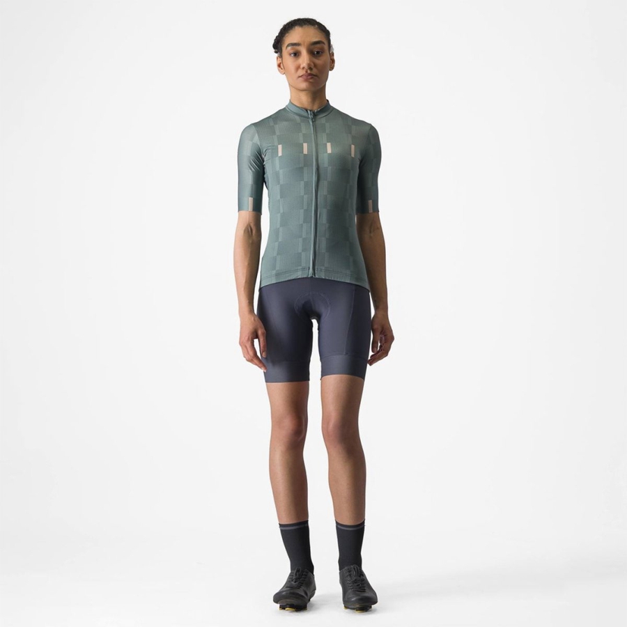 Castelli DIMENSIONE Jersey Dames Turquoise | OQF856094