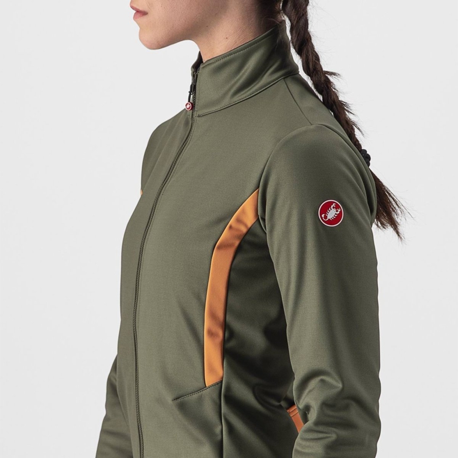 Castelli DINAMICA 2 Jassen Dames Groen | PGJ421568