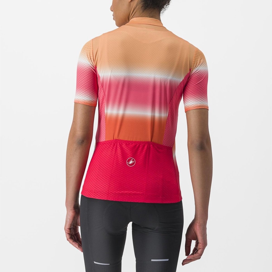 Castelli DOLCE Jersey Dames Oranje | FXU958326