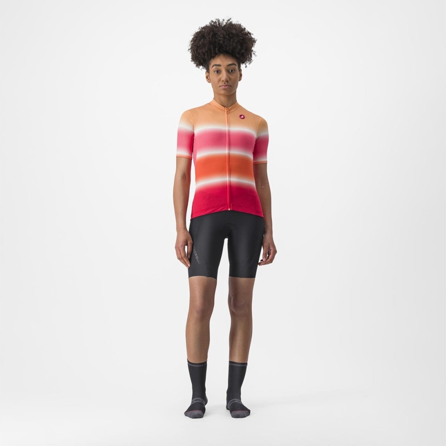 Castelli DOLCE Jersey Dames Oranje | FXU958326