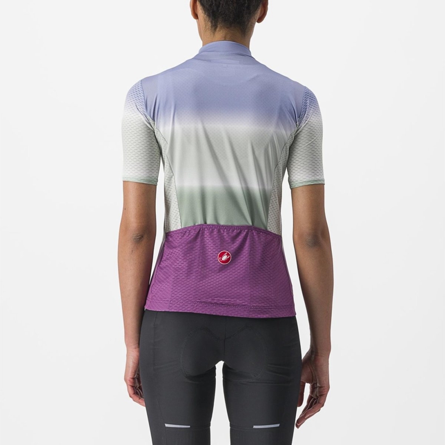 Castelli DOLCE Jersey Dames Paars Wit | AJL782134