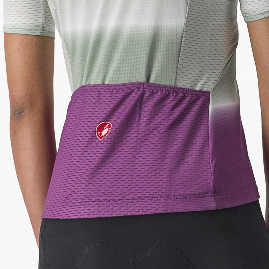 Castelli DOLCE Jersey Dames Paars Wit | AJL782134