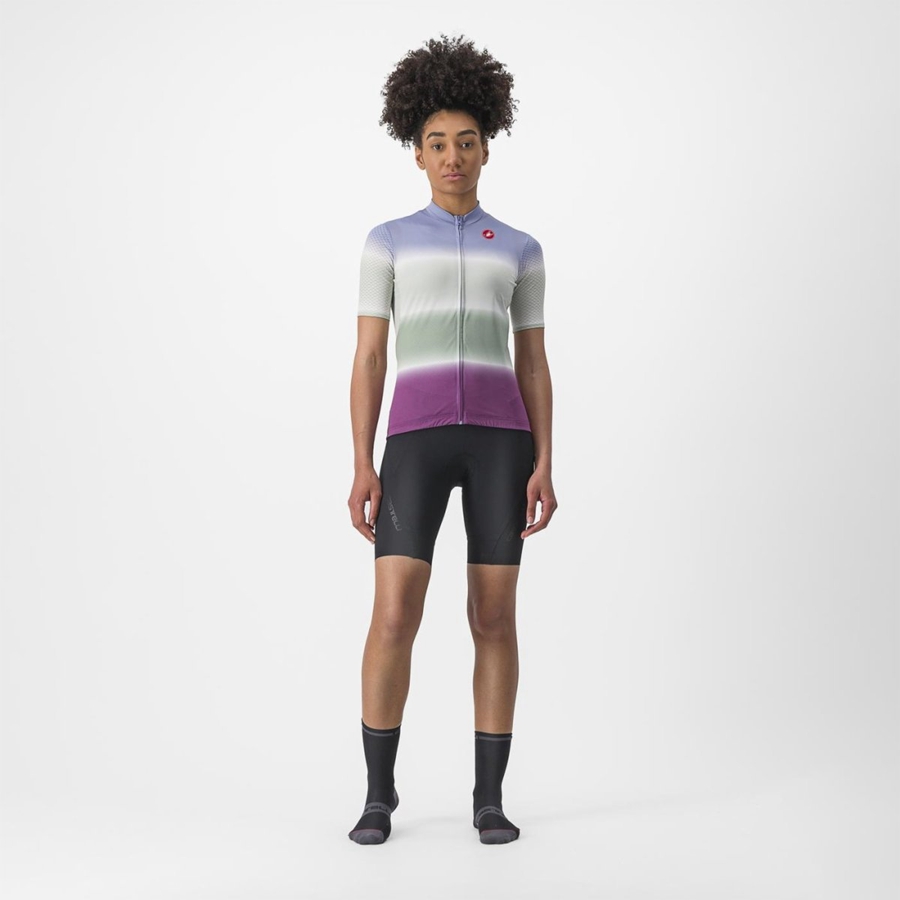 Castelli DOLCE Jersey Dames Paars Wit | AJL782134