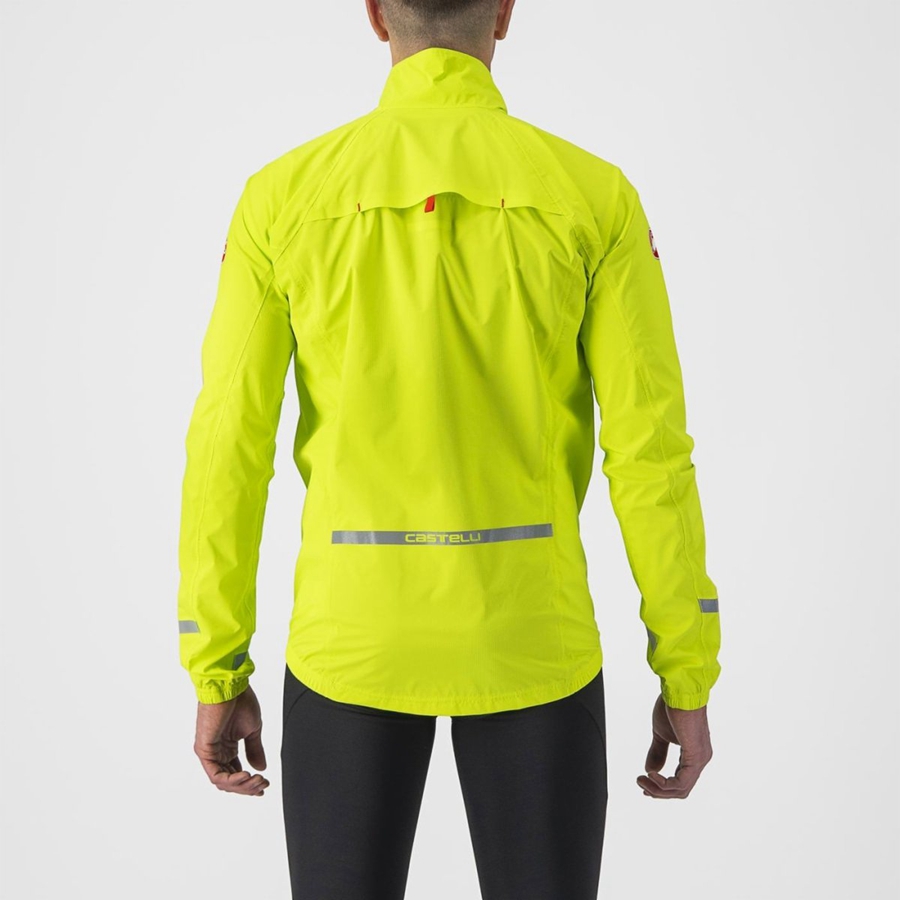 Castelli EMERGENCY 2 RAIN Bescherming Heren Lichtgroen | KOL693204