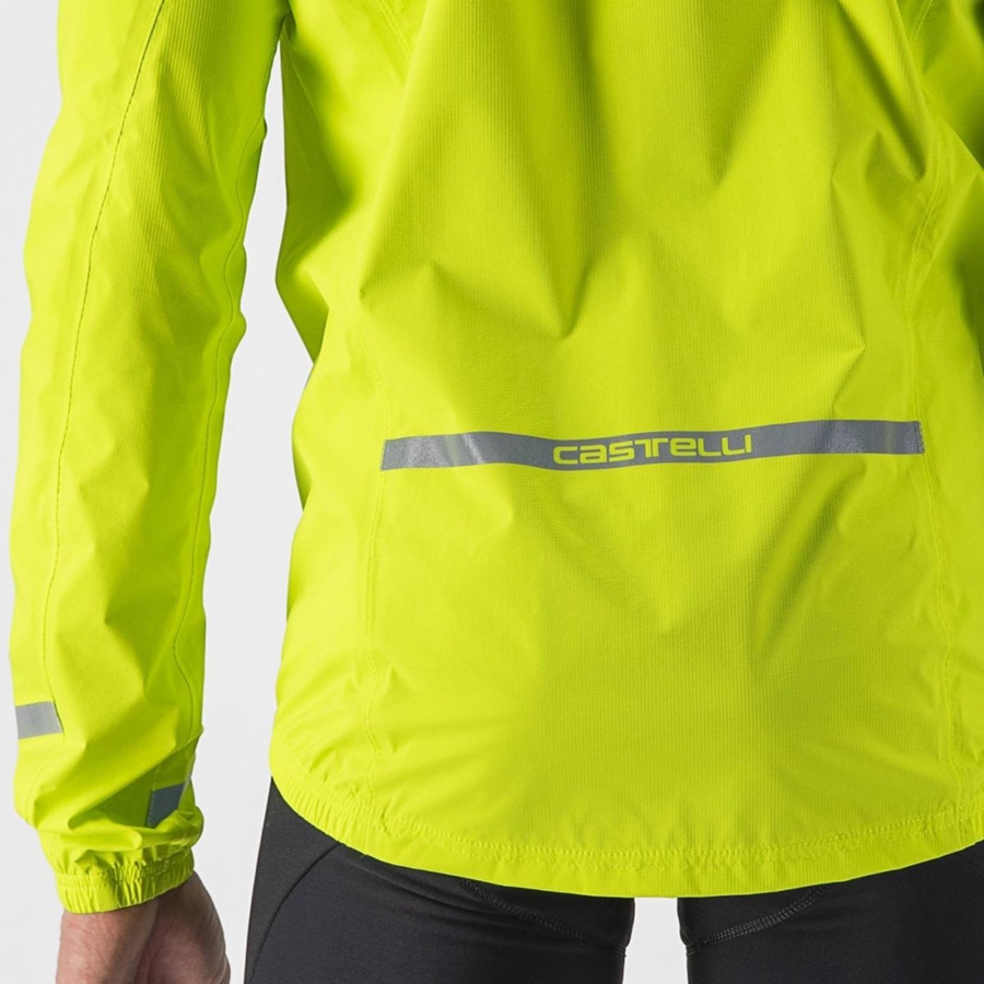 Castelli EMERGENCY 2 RAIN Bescherming Heren Lichtgroen | KOL693204