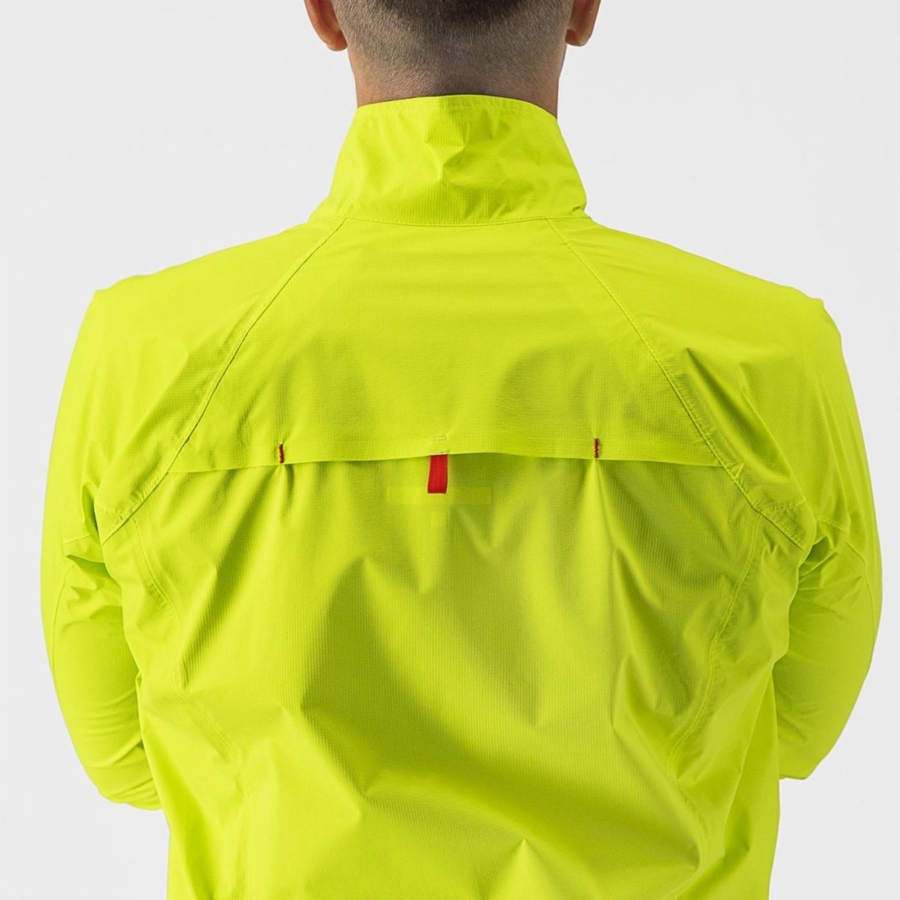 Castelli EMERGENCY 2 RAIN Bescherming Heren Lichtgroen | KOL693204