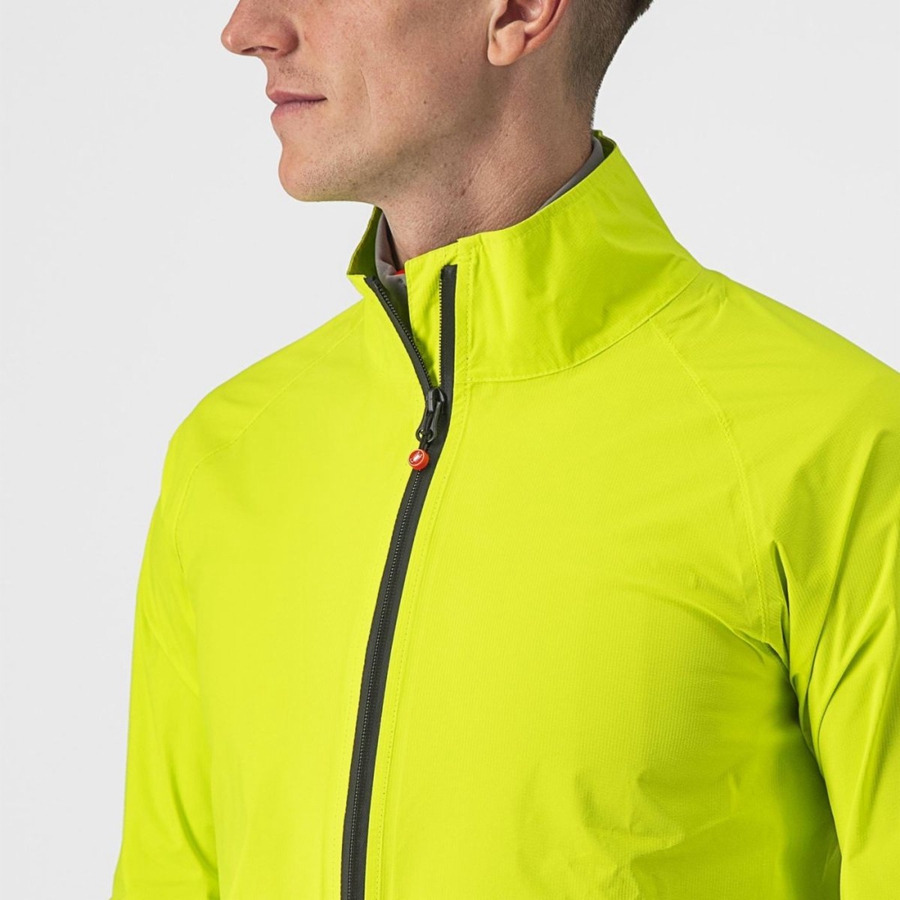 Castelli EMERGENCY 2 RAIN Bescherming Heren Lichtgroen | KOL693204