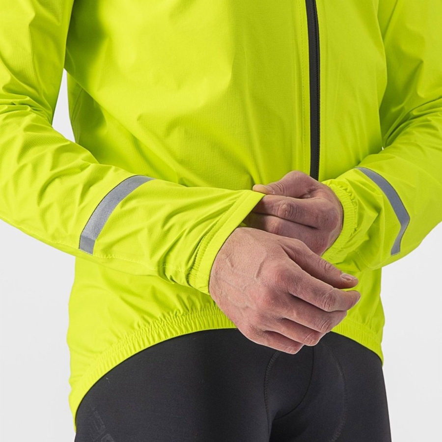 Castelli EMERGENCY 2 RAIN Bescherming Heren Lichtgroen | KOL693204