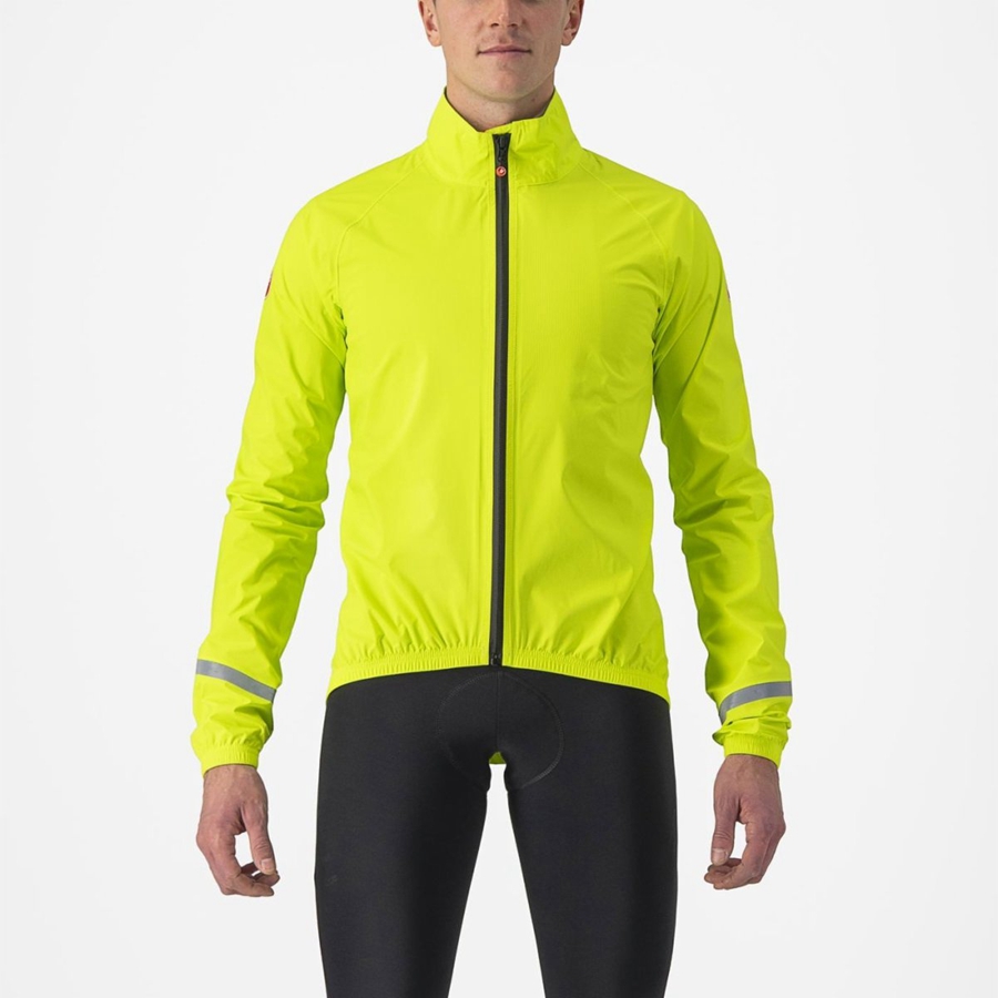 Castelli EMERGENCY 2 RAIN Bescherming Heren Lichtgroen | KOL693204