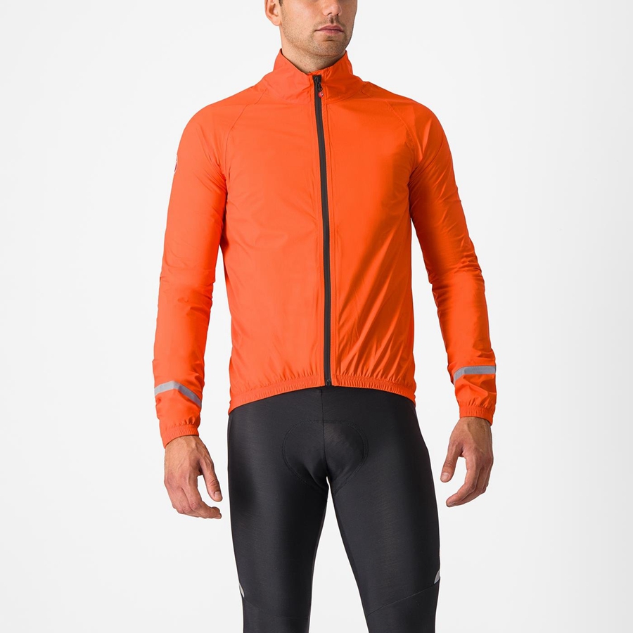 Castelli EMERGENCY 2 RAIN Bescherming Heren Oranje | RKG849315