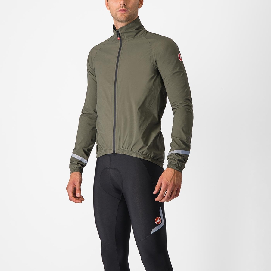 Castelli EMERGENCY 2 RAIN Bescherming Heren Groen | HZU072864