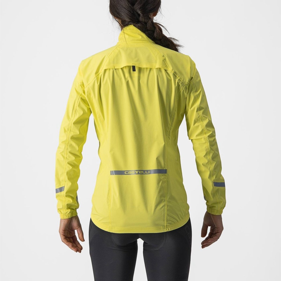 Castelli EMERGENCY 2 W RAIN Bescherming Dames Geel | HYD264850