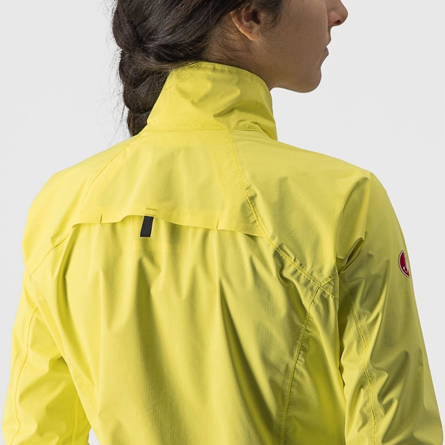 Castelli EMERGENCY 2 W RAIN Bescherming Dames Geel | HYD264850