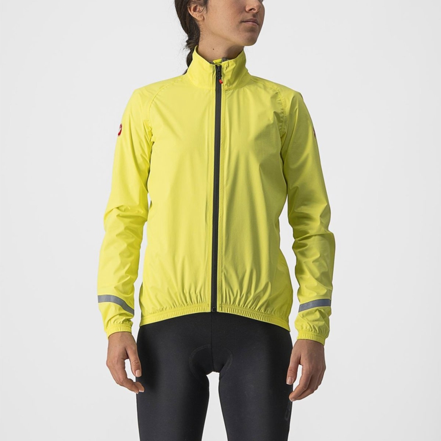 Castelli EMERGENCY 2 W RAIN Bescherming Dames Geel | HYD264850