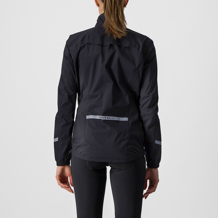 Castelli EMERGENCY 2 W RAIN Bescherming Dames Zwart | QTL340176