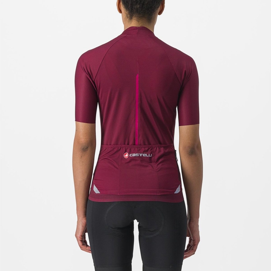 Castelli ENDURANCE W Jersey Dames Bordeaux | GKM596024