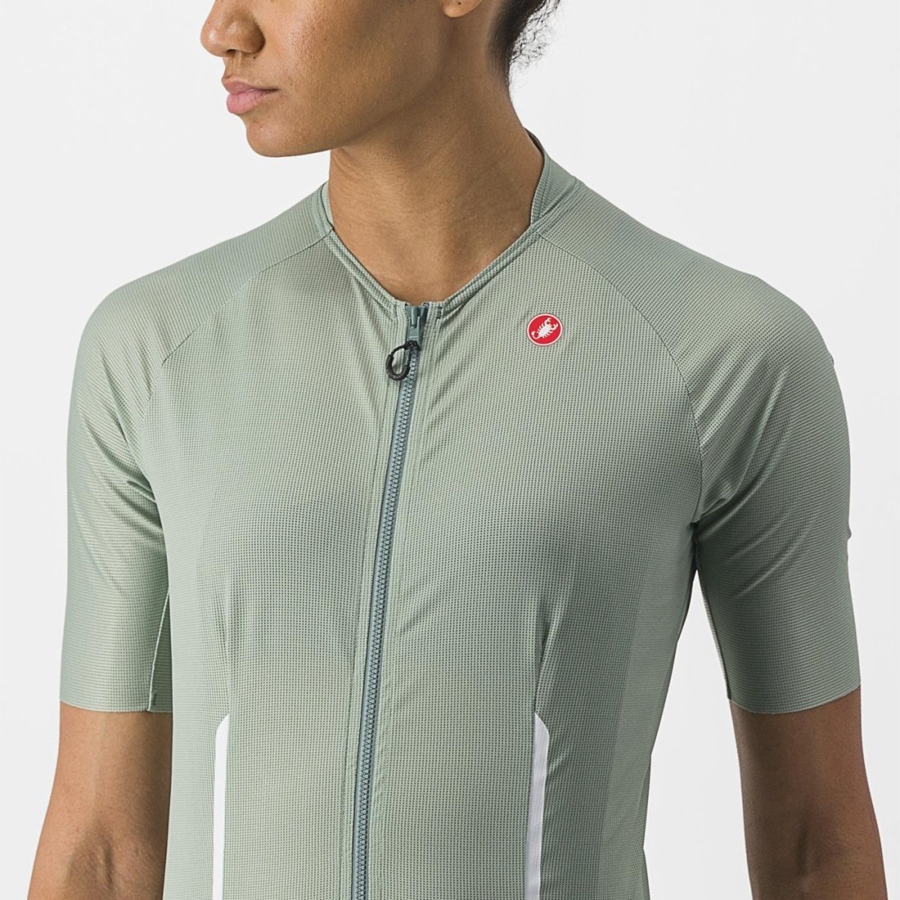 Castelli ENDURANCE W Jersey Dames Groen | YAZ257809