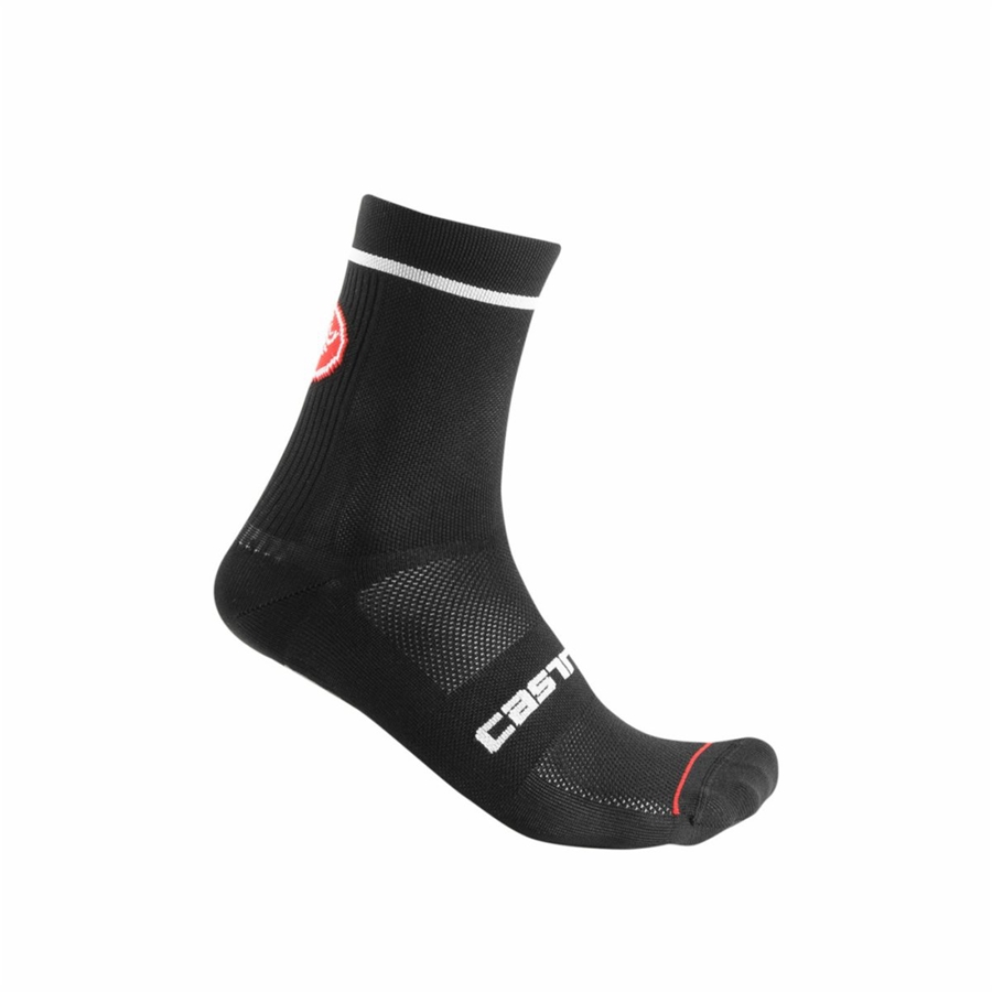 Castelli ENTRATA 13 Sokken Heren Zwart | SQG591236