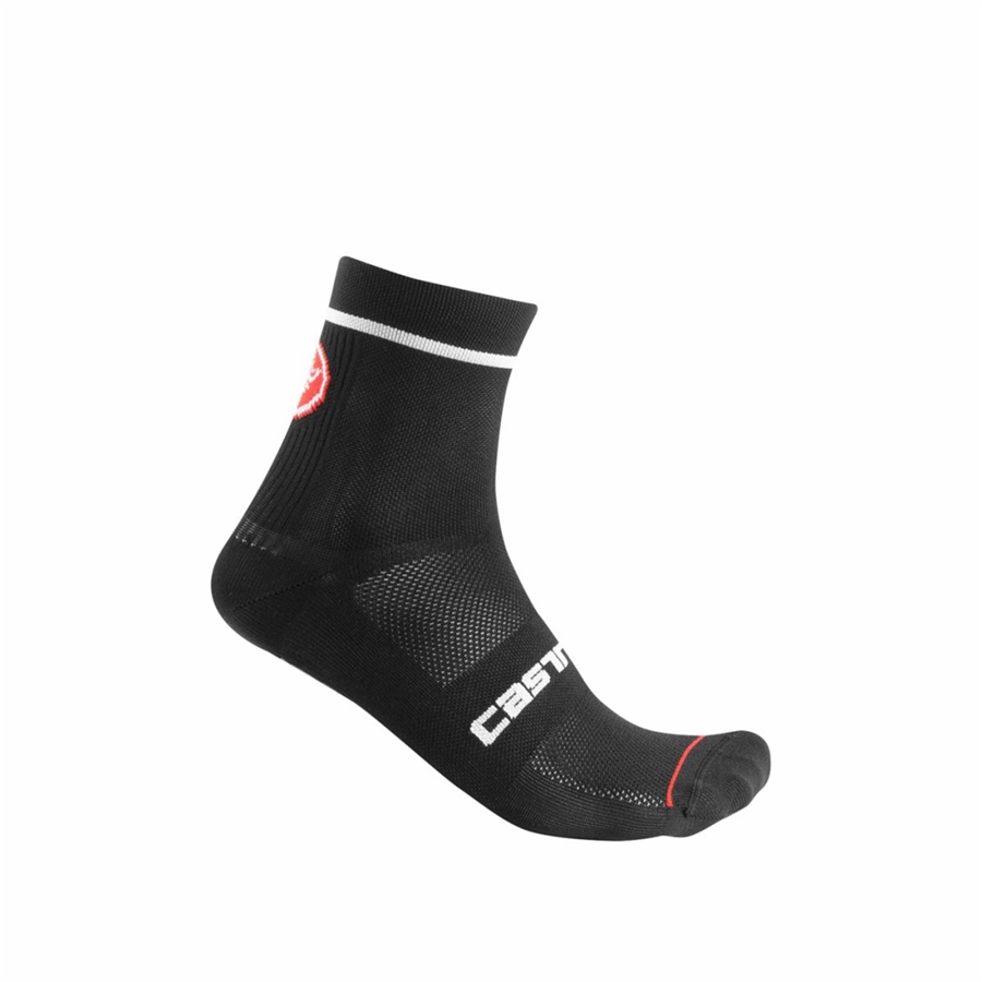 Castelli ENTRATA 9 Sokken Heren Zwart | BKJ240965