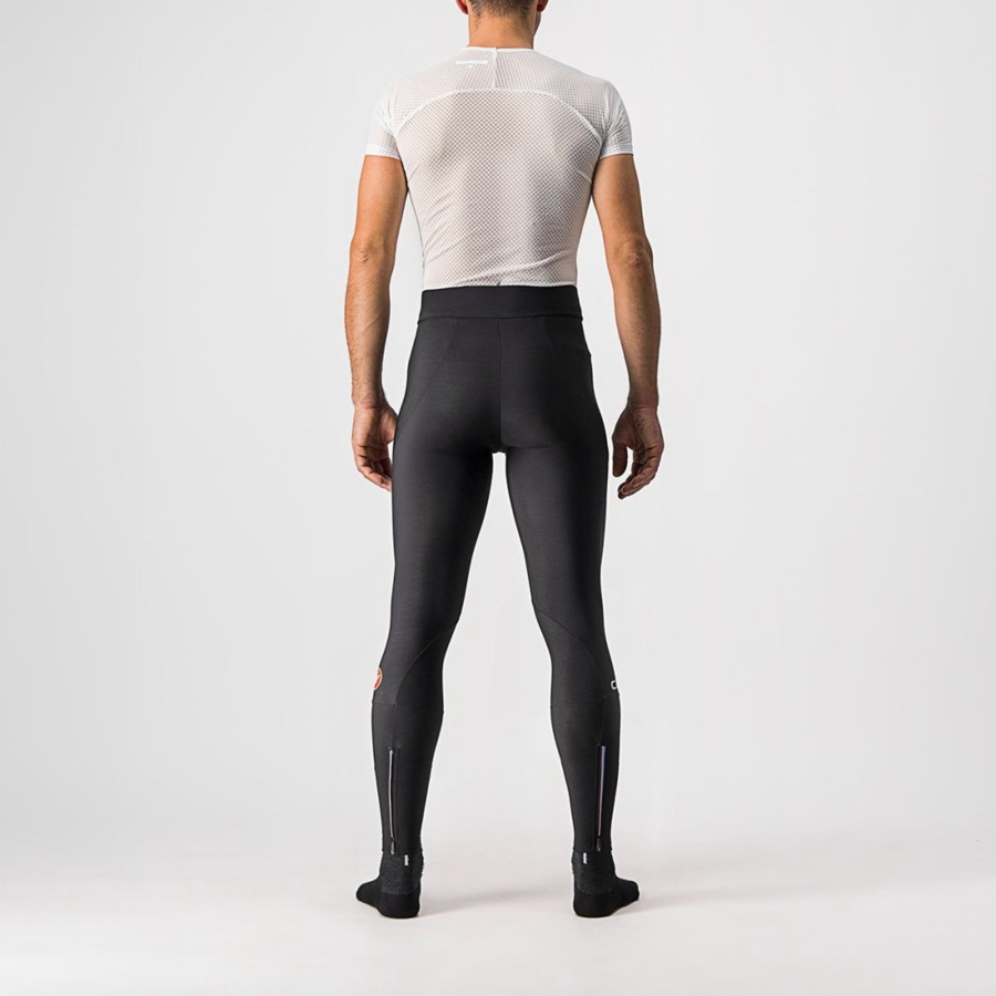 Castelli ENTRATA NO PAD Leggings Heren Zwart | UOE657410