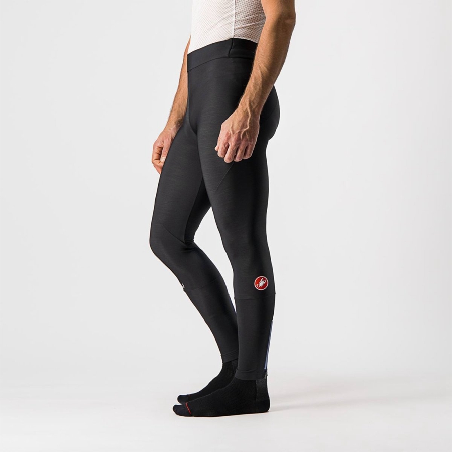 Castelli ENTRATA NO PAD Leggings Heren Zwart | UOE657410