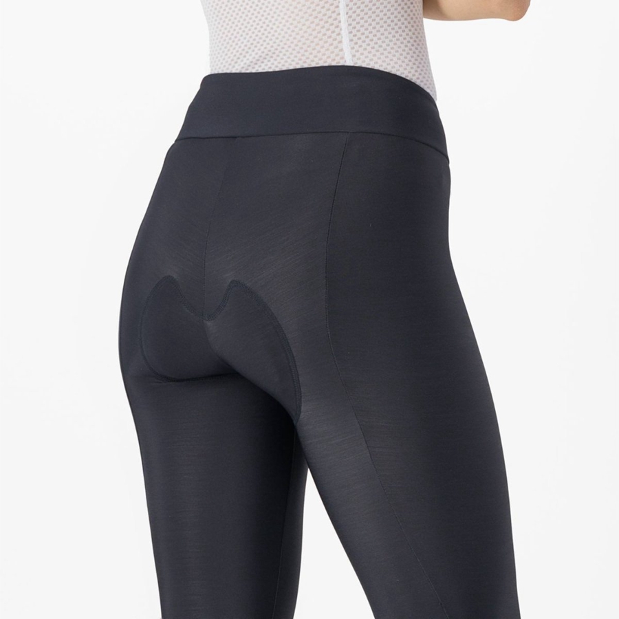 Castelli ENTRATA W Leggings Dames Zwart | KLJ517864