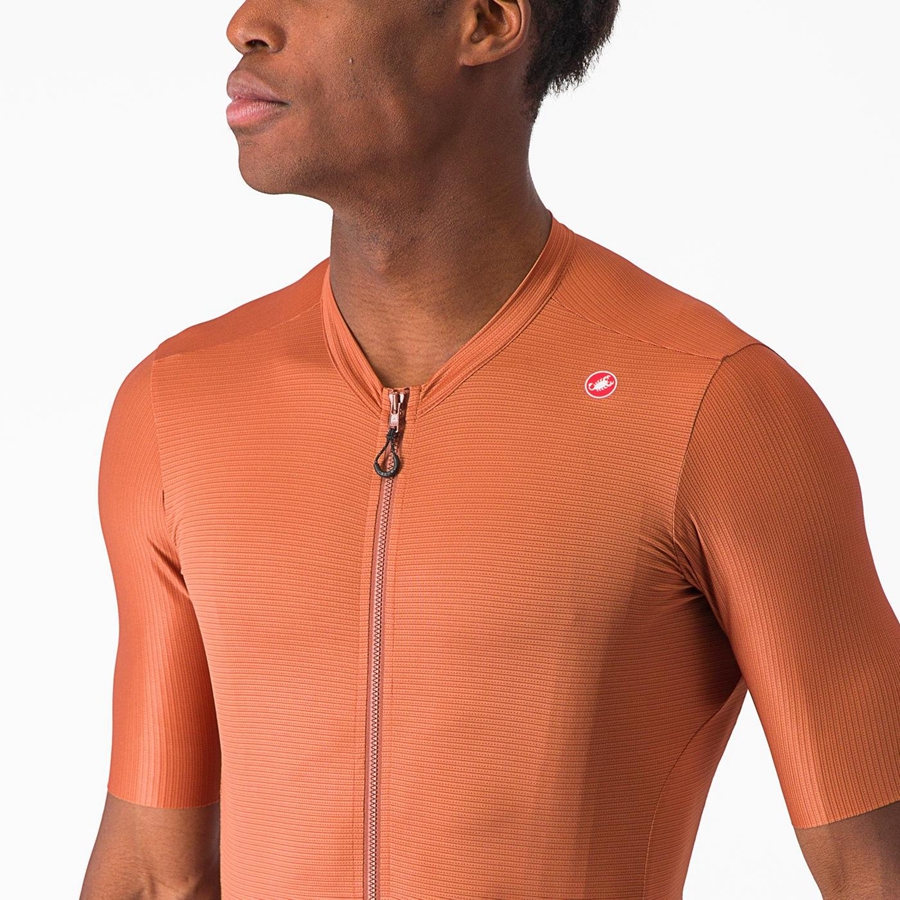 Castelli ESPRESSO Jersey Heren Beige Donkergrijs | OXH064573