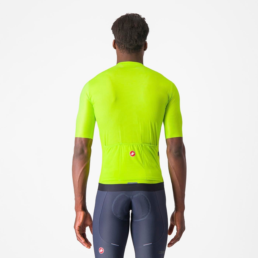 Castelli ESPRESSO Jersey Heren Lichtgroen Diepgroen | DOP317056