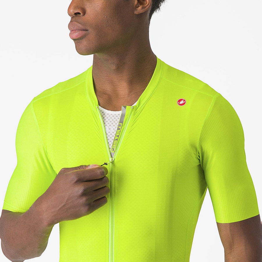 Castelli ESPRESSO Jersey Heren Lichtgroen Diepgroen | DOP317056