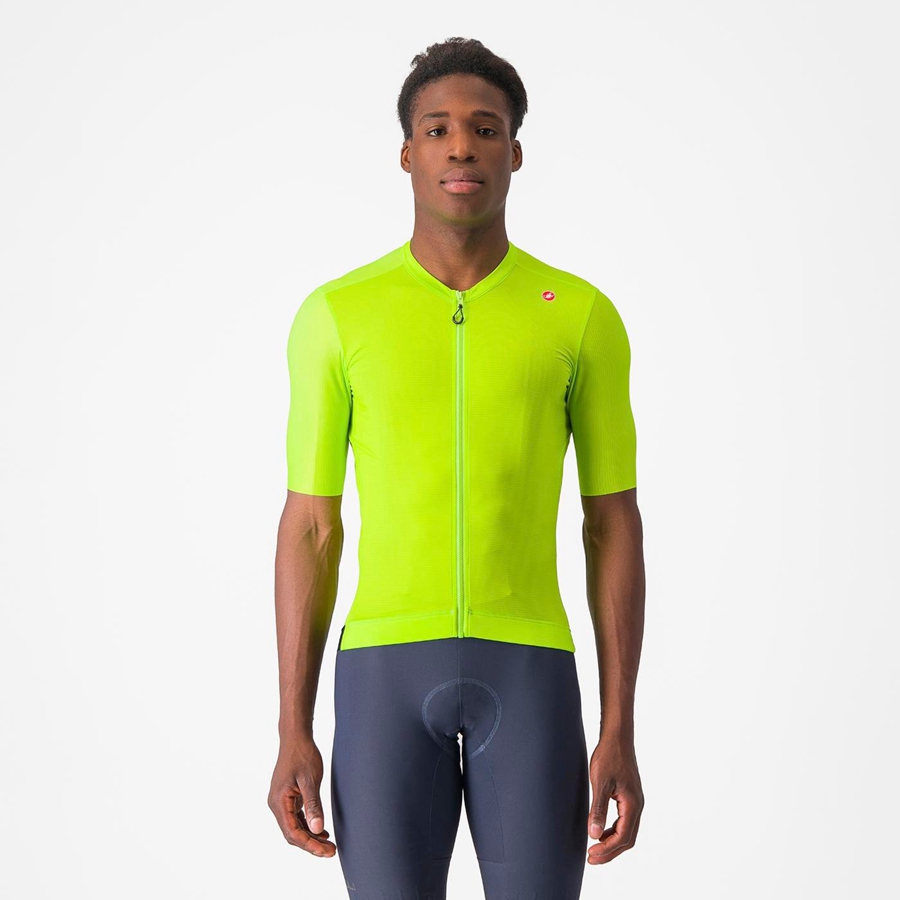 Castelli ESPRESSO Jersey Heren Lichtgroen Diepgroen | DOP317056