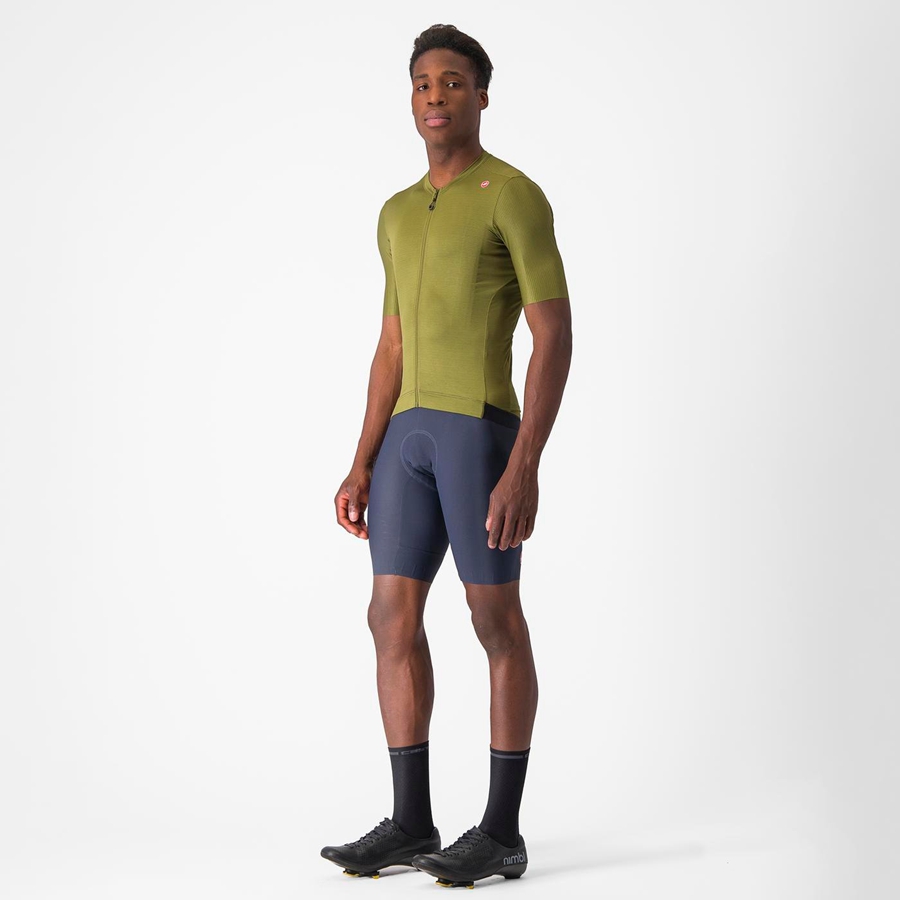 Castelli ESPRESSO Jersey Heren Olijfgroen Lichtgroen | LMH826940