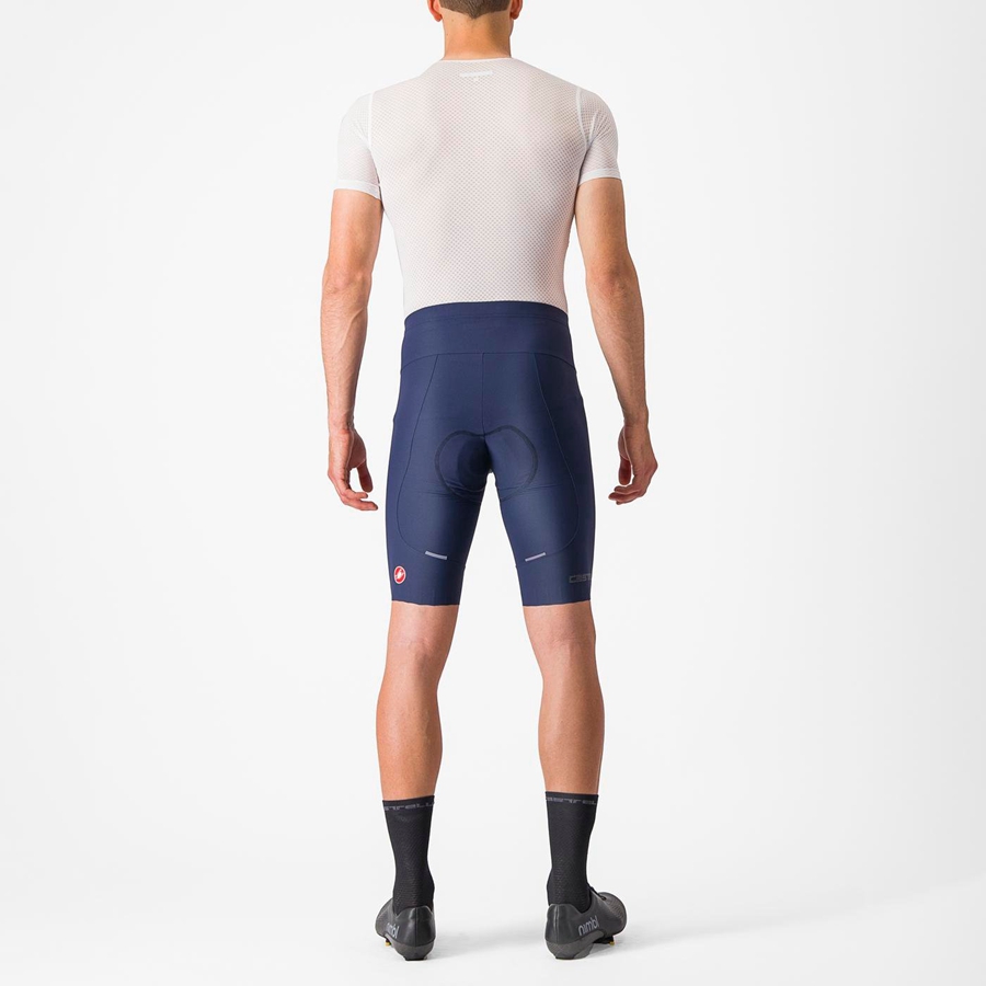 Castelli ESPRESSO Korte Broek Heren Blauw | DQV246709