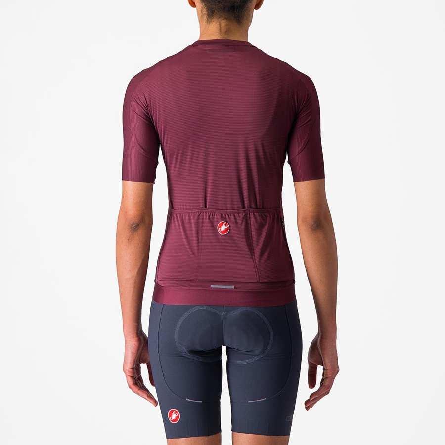 Castelli ESPRESSO W Jersey Dames Diepbordeaux Diepbordeaux | IAF128497