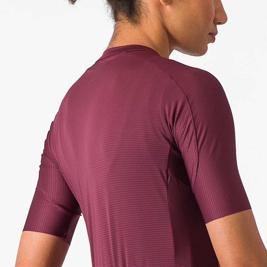 Castelli ESPRESSO W Jersey Dames Diepbordeaux Diepbordeaux | IAF128497