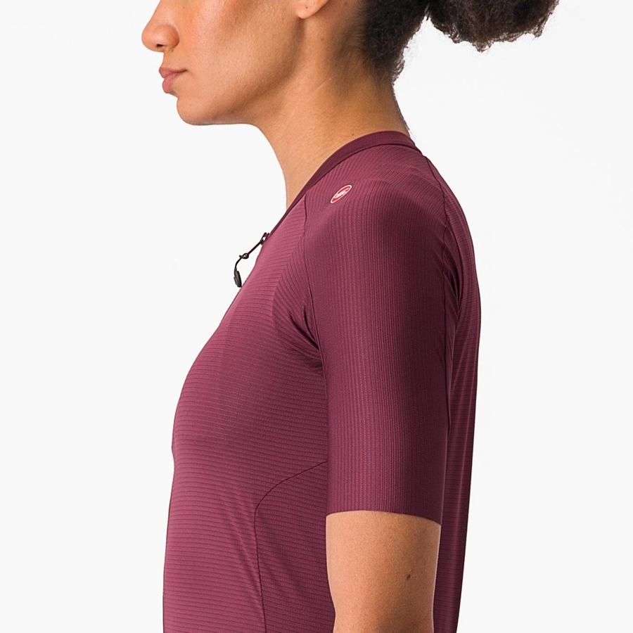 Castelli ESPRESSO W Jersey Dames Diepbordeaux Diepbordeaux | IAF128497