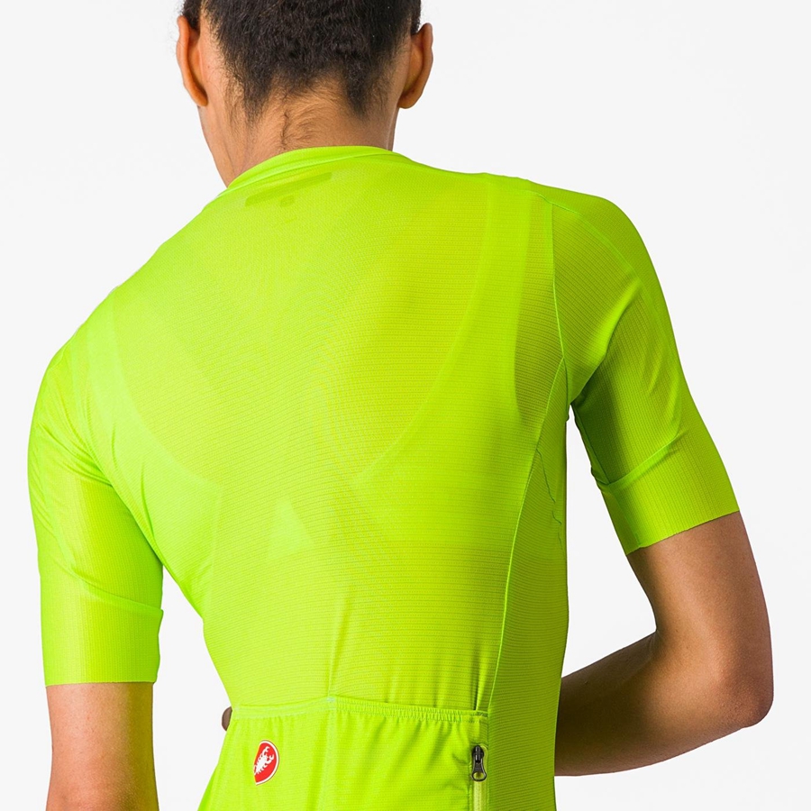 Castelli ESPRESSO W Jersey Dames Lichtgroen Diepgroen | TGC321784