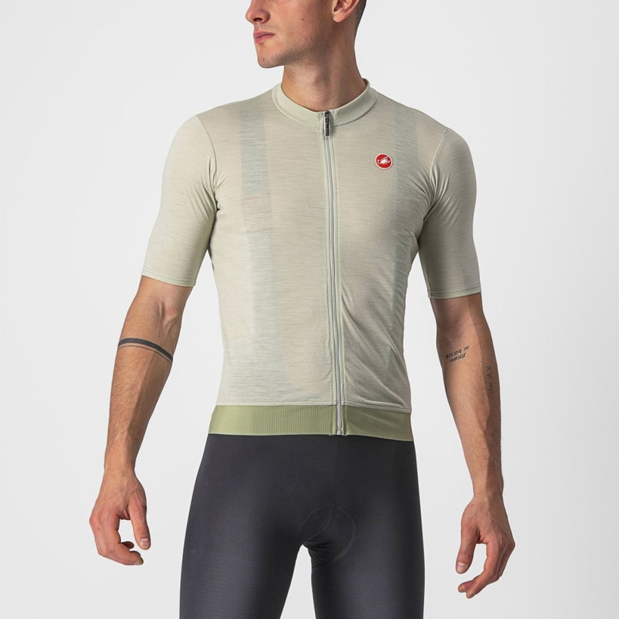 Castelli ESSENZA Jersey Heren Groen | IAY201784