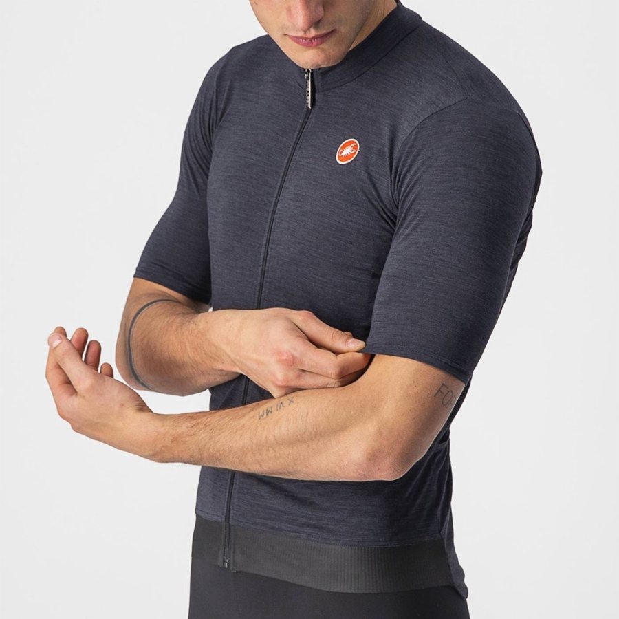 Castelli ESSENZA Jersey Heren Zwart | BFV938416