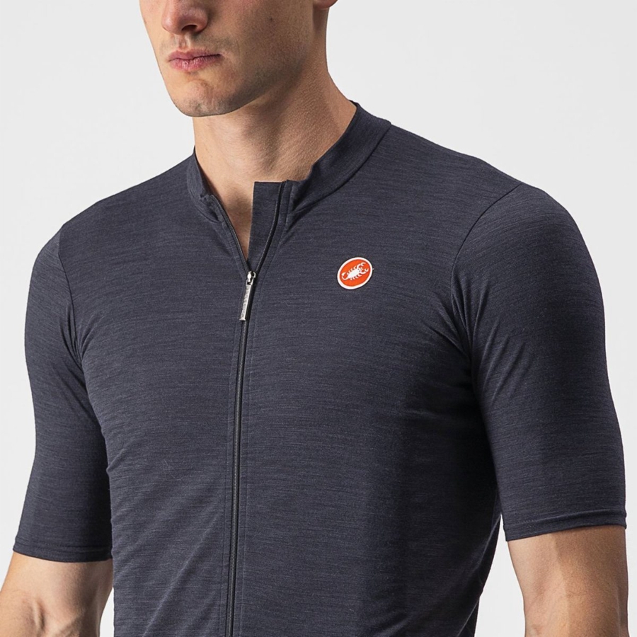 Castelli ESSENZA Jersey Heren Zwart | BFV938416