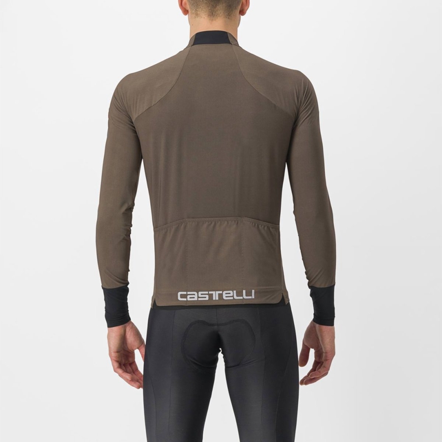 Castelli FLIGHT AIR Jersey Heren Bruin | LMZ392817