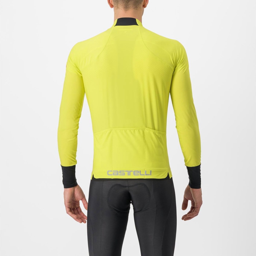 Castelli FLIGHT AIR Jersey Heren Geel | TCV309586